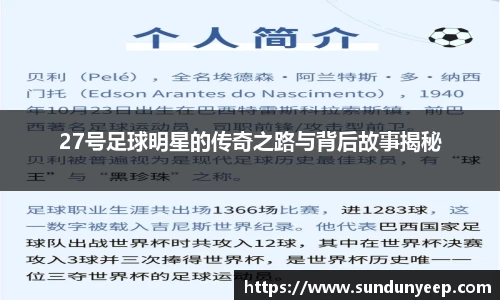 27号足球明星的传奇之路与背后故事揭秘